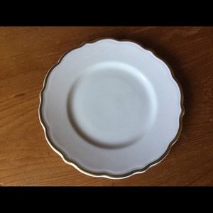 Syracuse China Gourmet Gold Desert Plate, Set of 4
